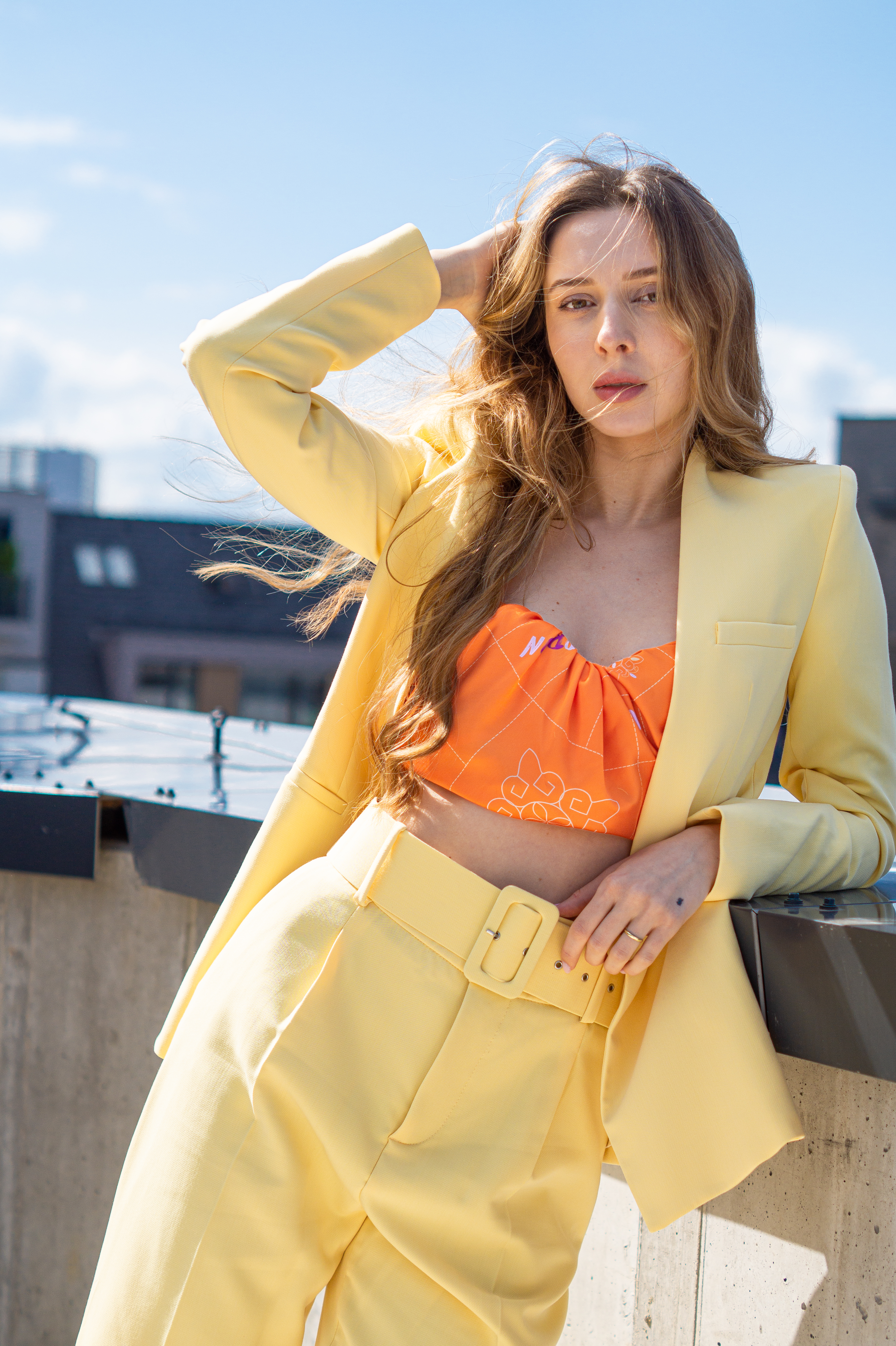 Yellow suit editorial