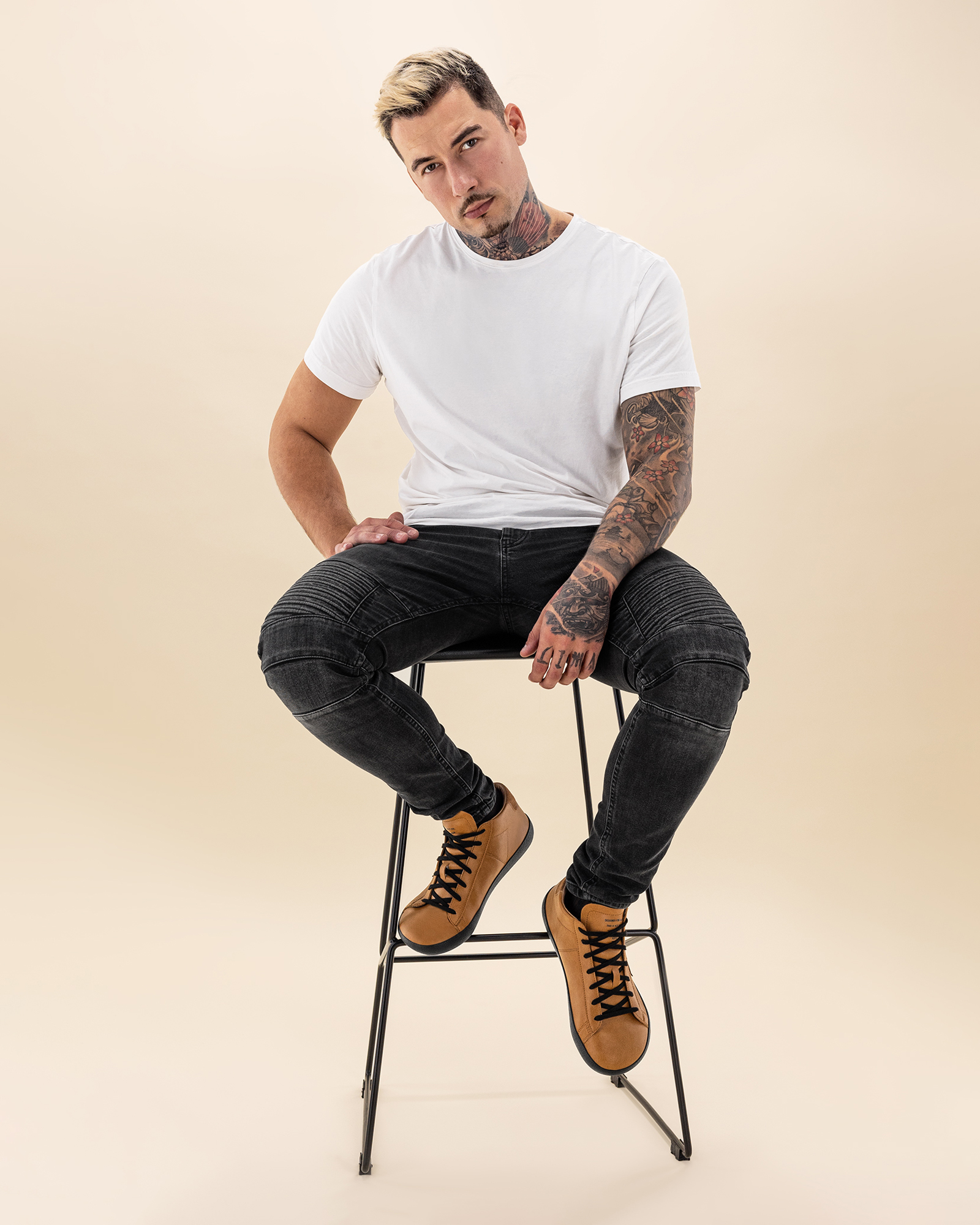 White tee lookbook
